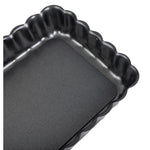 De Buyer rechthoekige anti-kleef taartvorm met losse bodem 35,6cm