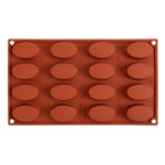 Pavoni Formaflex siliconen bakvorm 16 ovalen