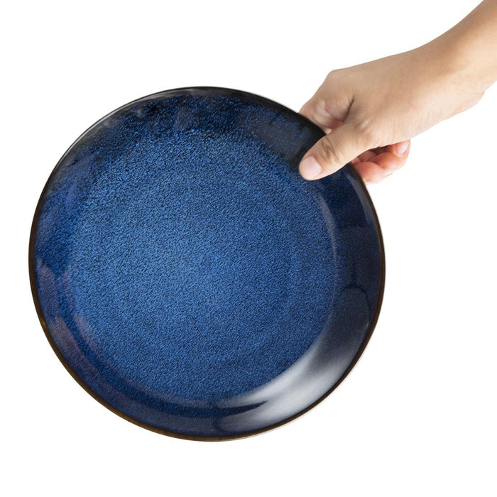 Olympia Luna Middernachtblauwe Bord 205 mm (Pak Van 4)