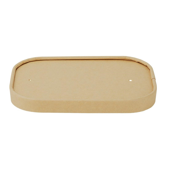 Fiesta Recyclebare Papieren Deksel Voor Rechthoekige Containers (Verpakking Van 300)