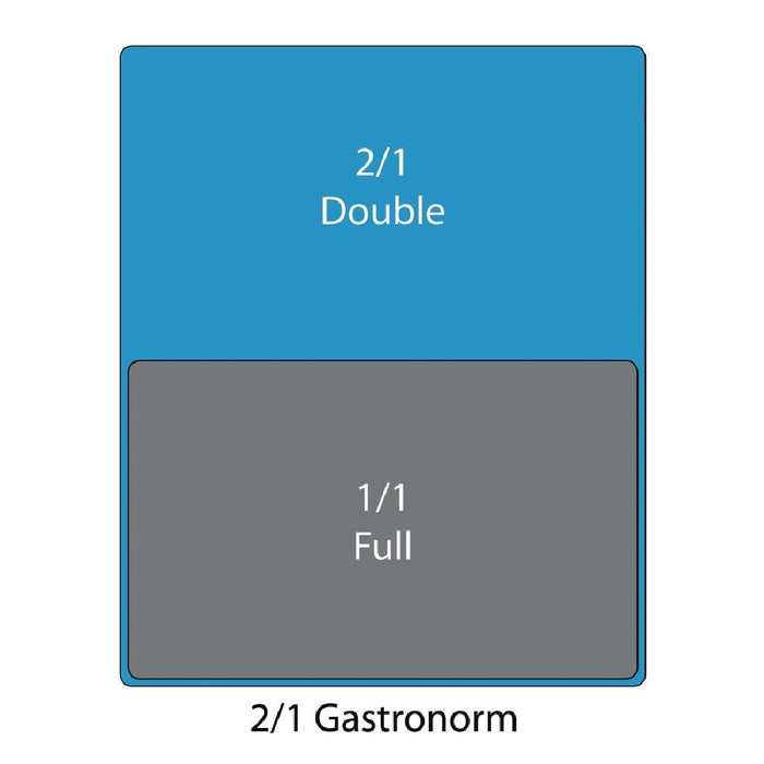 Vogue RVS GN 2/1 bak 100mm