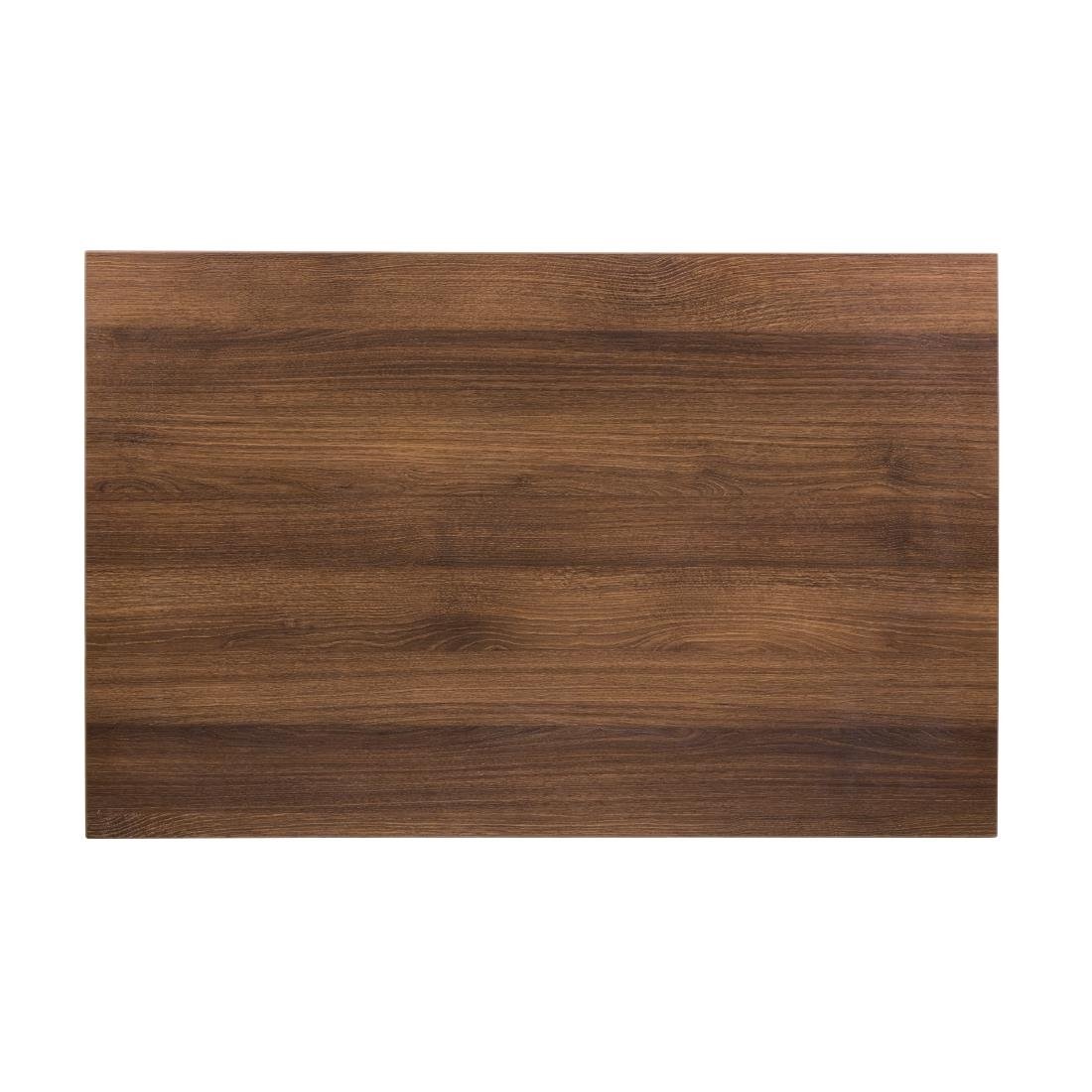 Bolero voorgeboord rechthoekig tafelblad Rustic Oak 1100x700mm
