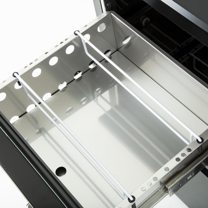 Polar u-serie dubbele deur back bar toonbank koelkast met laden