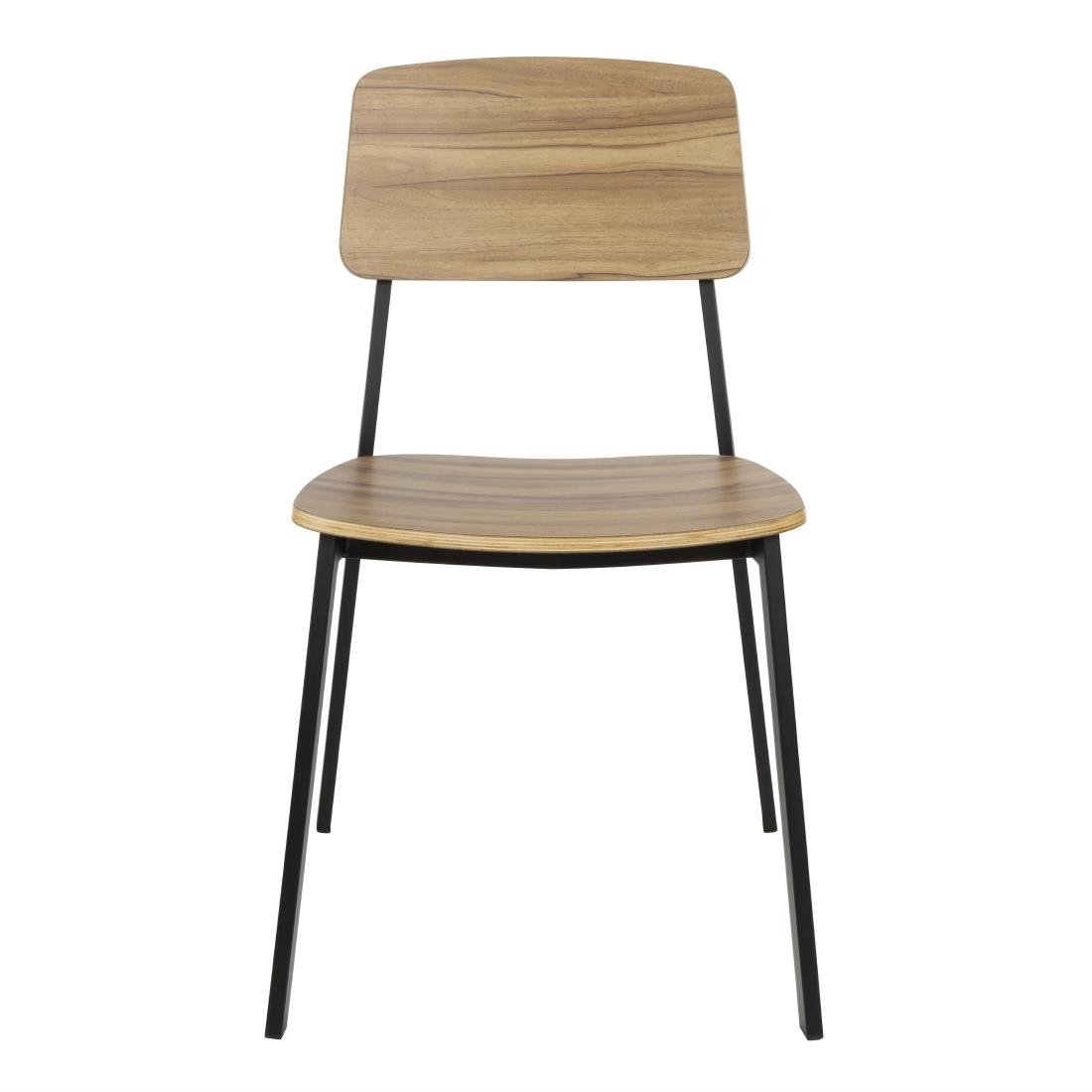 Bolero Beaufort Houten Eetkamerstoelen (Pak Van 2)