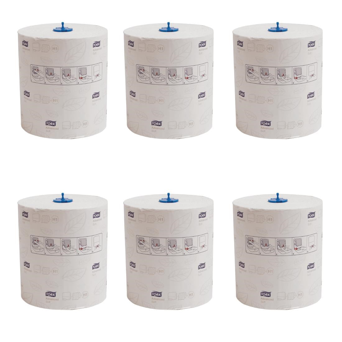 Tork Advanced handdoekrollen 2-laags 150m (6 stuks)