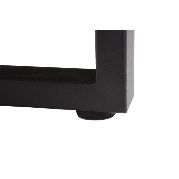 Bolero rechthoekige stalen en acaciahouten industriële tafel 180x90cm