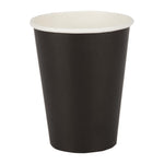 Fiesta Recyclable koffiebekers enkelwandig zwart 34cl (50 stuks)