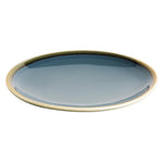Olympia Kiln ronde coupeborden blauw 17,8cm (6 stuks)