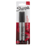 Sharpie ultrafijne permanente marker zwart (2 stuks)