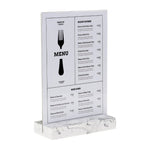 Europel Bordhouder A4 Polystone Wit