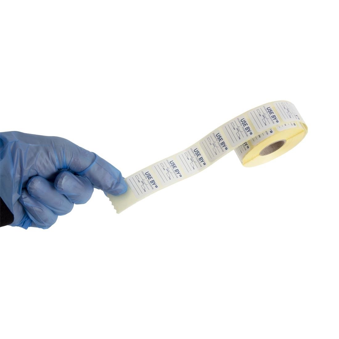 Hygiplas verwijderbare etiketten 'Use By' (1000 stuks)