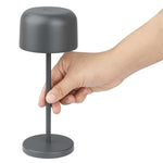 Olympia Siena Tafellamp Ronde Koepel Grijs 200mm