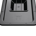 Vogue polycarbonaat deksel zwart GN 1/3