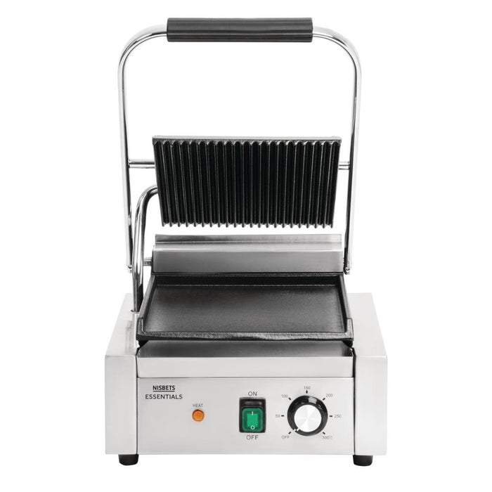 Nisbets Essentials contactgrill groef/glad 36 x 31cm 1800W