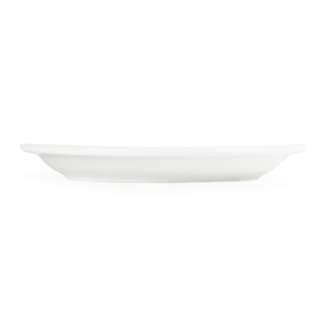 Olympia Whiteware borden met smalle rand 15cm (12 stuks)