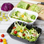 Olympia Kristallon Medium Saladeschaal - Zwart