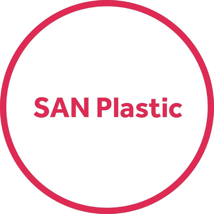 Olympia Kristallon SAN kom zwart 2L 8,5(h) x 26(b) x 17,5(d)cm