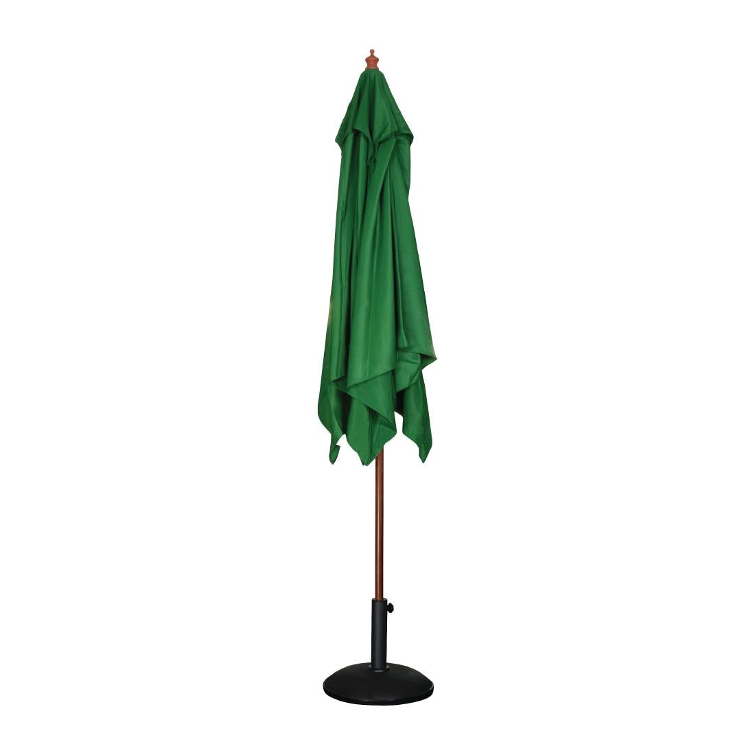 Bolero vierkante groene parasol 2,5 meter