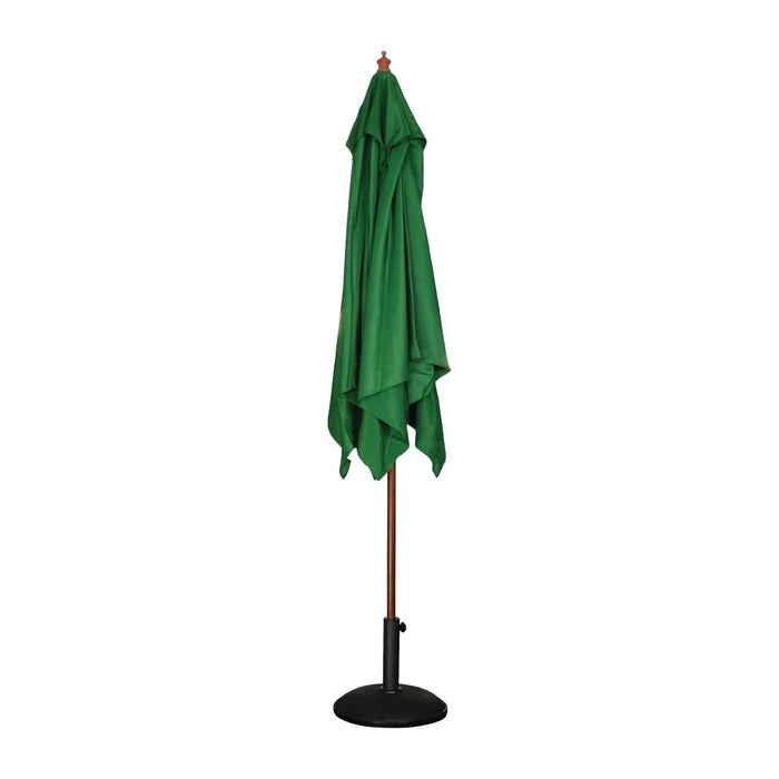 Bolero vierkante groene parasol 2,5 meter