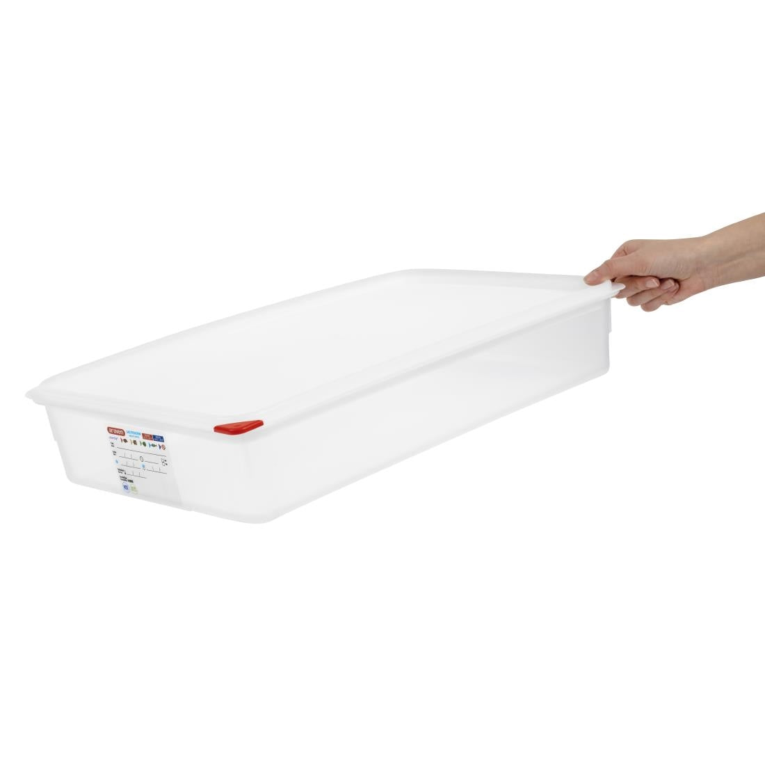 Araven GN 1/1 voedseldoos met deksel 13,7L (4 stuks)