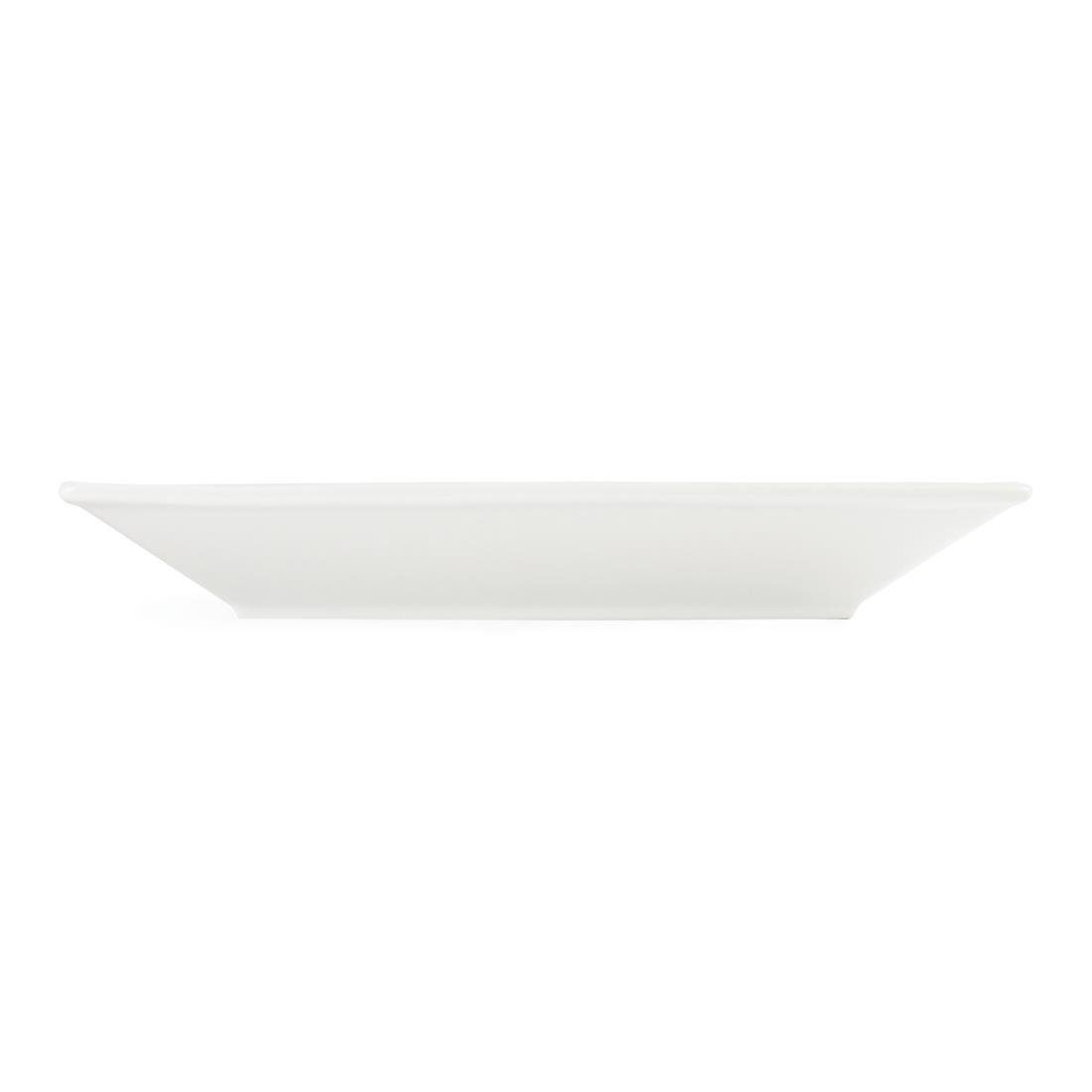 Olympia Whiteware vierkant bord 25cm (6 stuks)