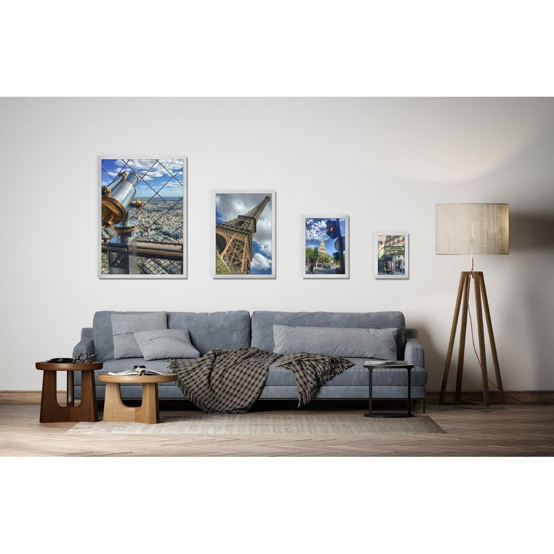 Europel Kliklijst A4 25mm Mat Wit