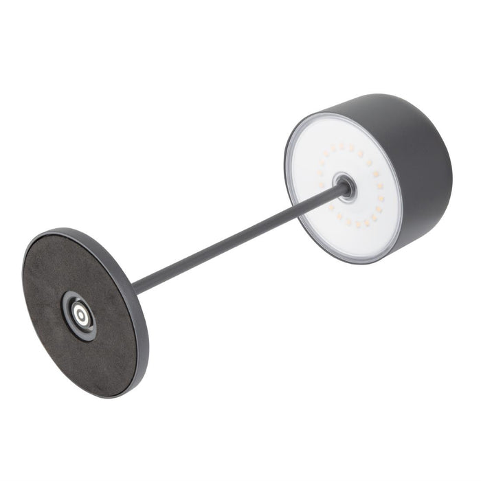 Olympia Siena Tafellamp Ronde Koepel Grijs 300mm