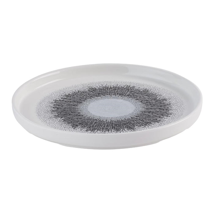 Churchill Studio Prints Fusion Black Walled Bord Met Opstaande Rand 21cm (pak van 6)