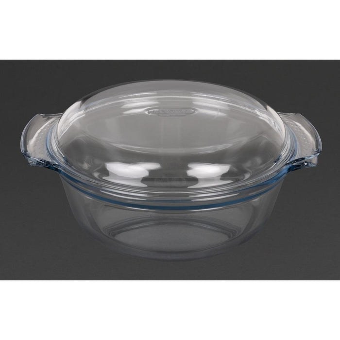 Pyrex ronde glazen casserole 3,75L