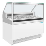 Polar U-Series 6-Pan IJs Vitrine Kast Vriezer
