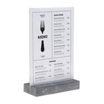 Europel Bordhouder A4 Polystone Antraciet