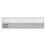 Polar G-serie opzetkoelvitrine 8x GN 1/4