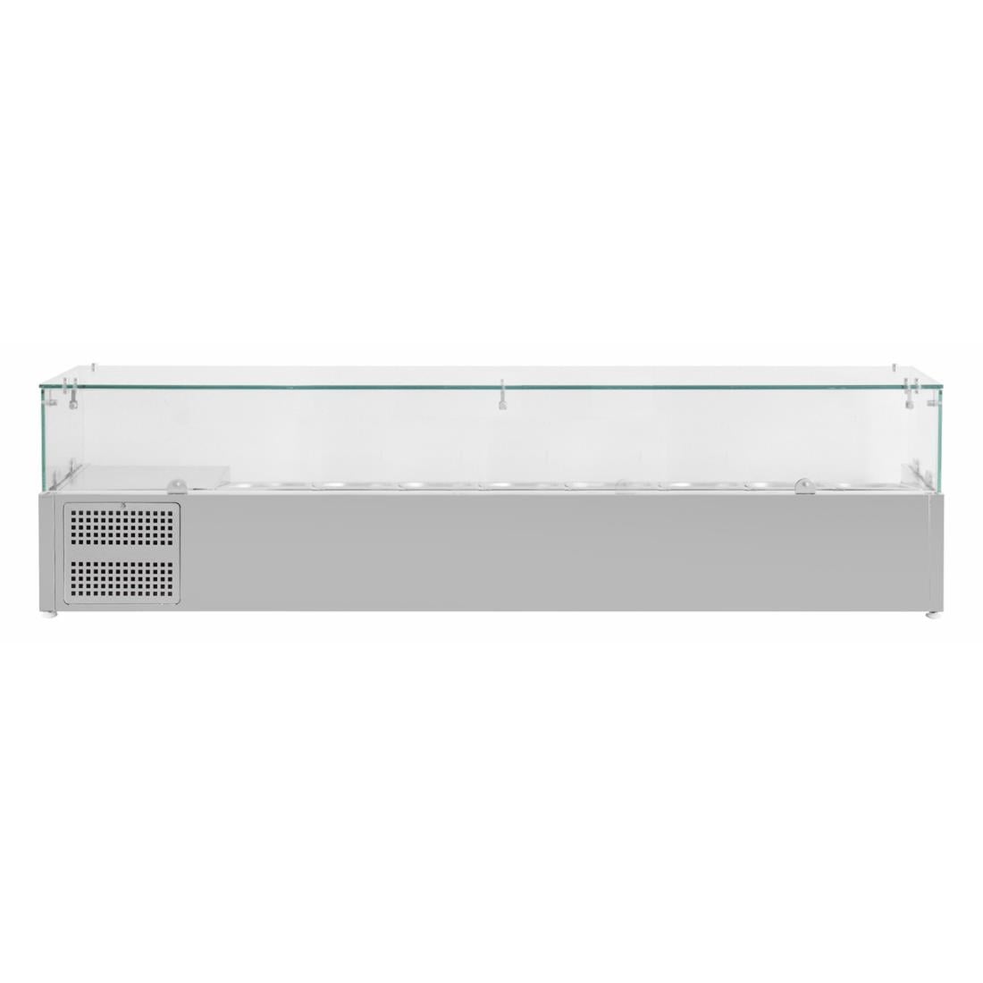 Polar G-serie opzetkoelvitrine 8x GN 1/4