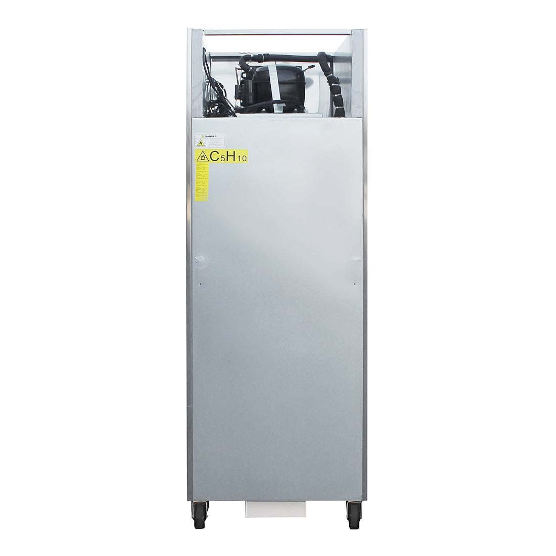 Polar g-serie staande koelkast met dubbele deuren 600ltr