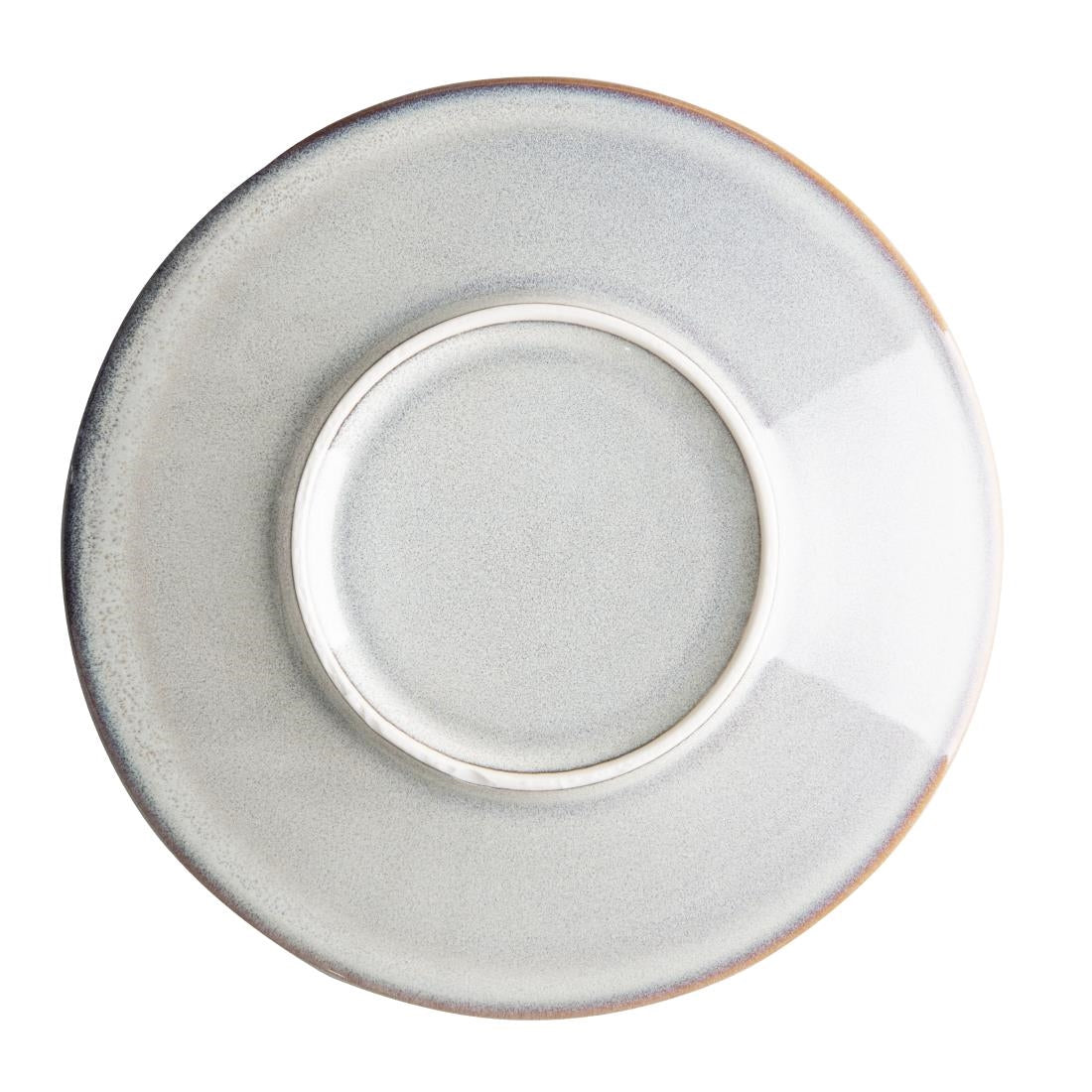 Olympia Drift Grijze Effen Coupe Borden 230 mm (Pak Van 6)