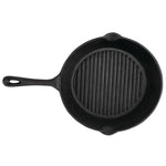 Vogue ronde gietijzeren inductie grillpan 26,7cm