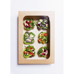 Vegware composteerbare sandwichboxen met deksel groot (25 stuks)