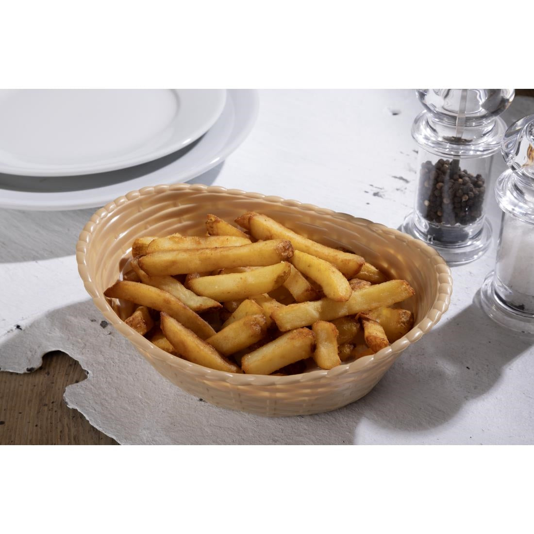 Olympia Kristallon polypropyleen tafelmandje 21,6x16cm