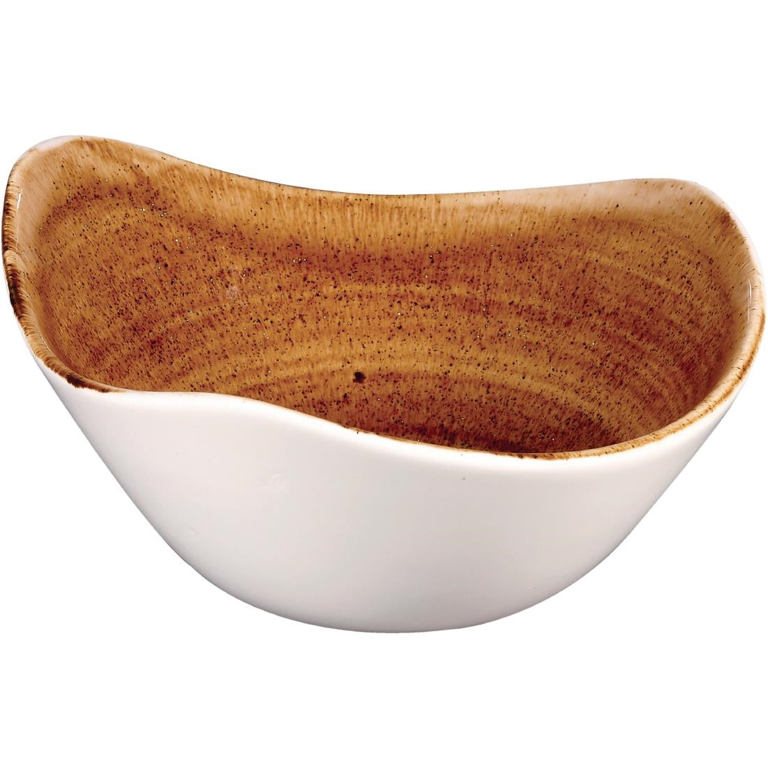 Churchill Stonecast Patina Vintage Copper Driehoekige Kom 15.2cm (pak van 12)