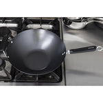 Anti-kleef inductie wok met platte bodem 35,5cm