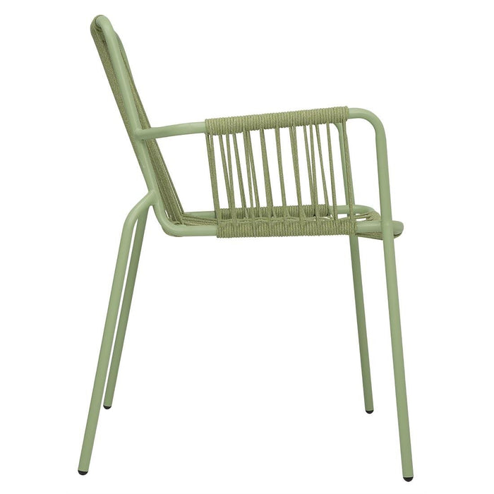 Bolero Melbourne Armstoelen Lichtgroen (4 stuks)