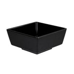 APS Float vierkante melamine kom zwart 19x19cm