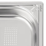 Vogue RVS geperforeerde GN 1/1 bak 65mm