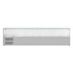 Polar G-serie opzetkoelvitrine 8x GN 1/3