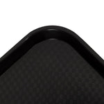 Cambro polypropyleen fastfood dienblad zwart 410mm