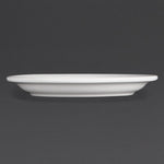 Olympia Whiteware borden met smalle rand 15cm (12 stuks)