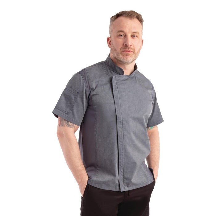 Koksbuis Unisex Inktblauw Korte Mouw XL