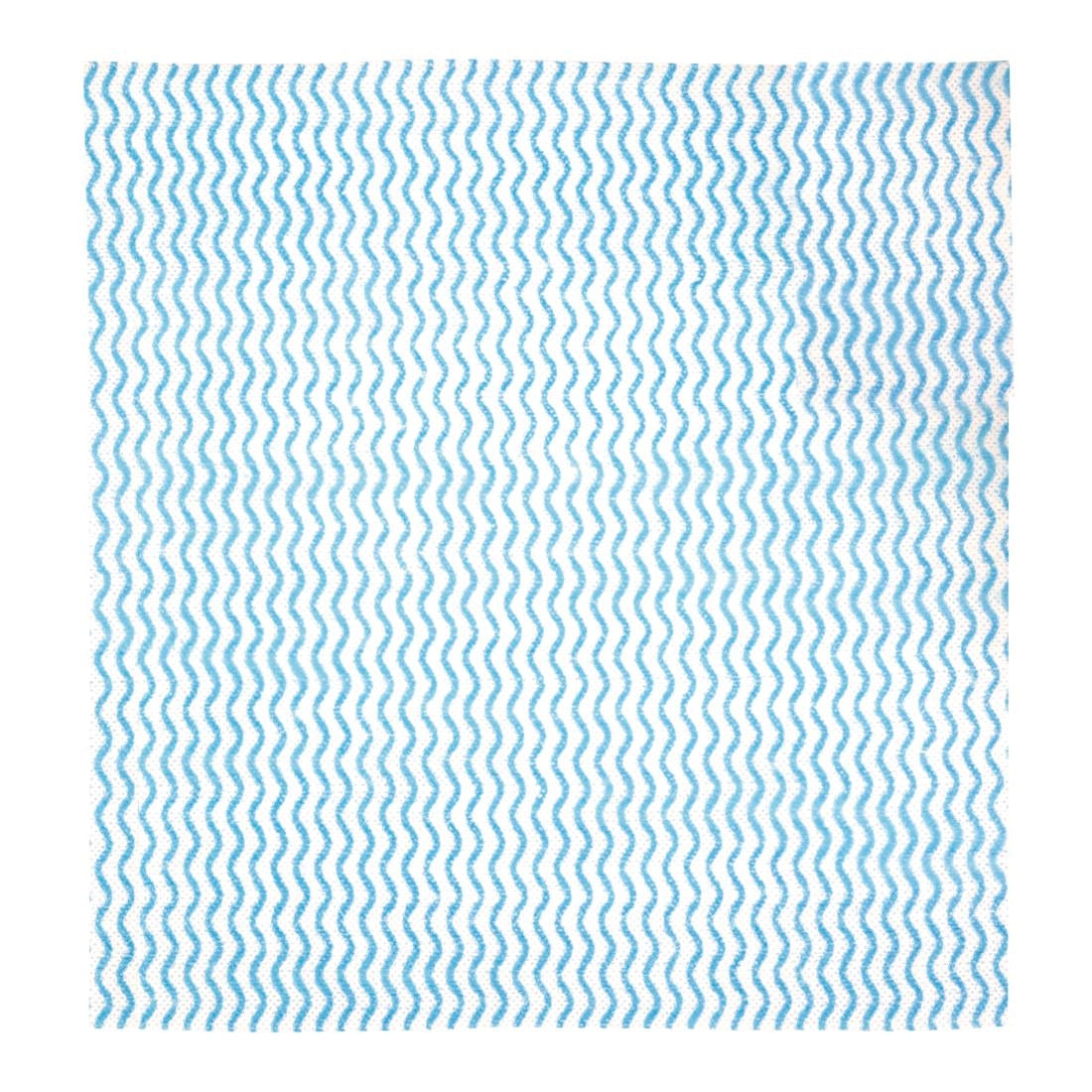 Jantex non-woven schoonmaakdoekjes 25 x 33cm blauw (100 stuks)