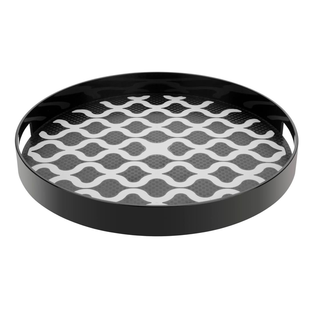 Olympia Kristallon Pc Rond Antislipblad Met Handgrepen - 355 mm 14"
