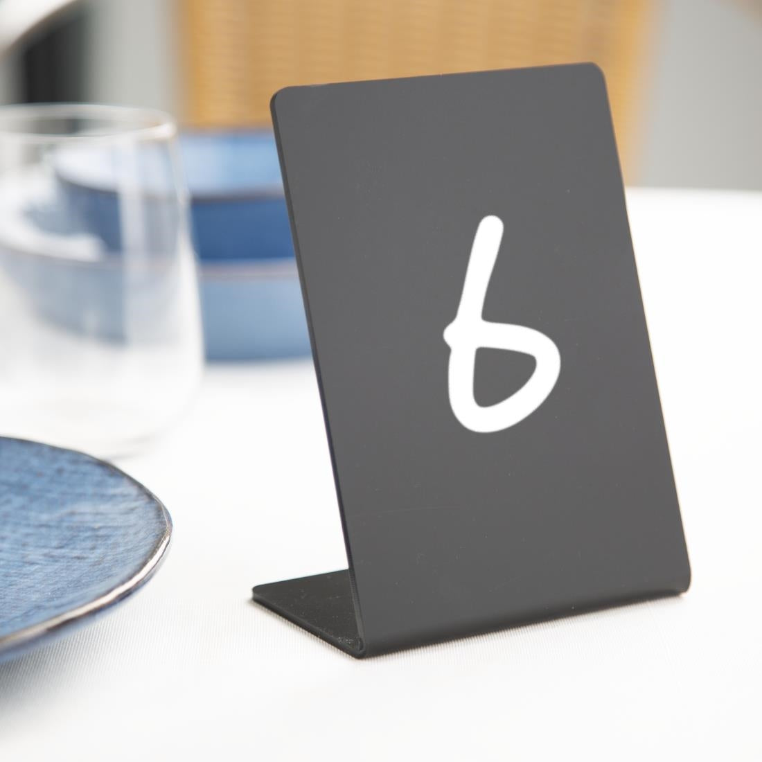 Olympia Acryl Tafelschermen 105X208mm (Set Van 4)